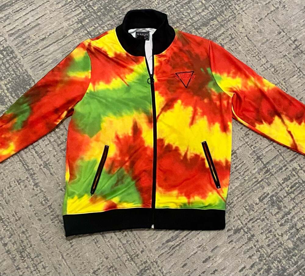 Guess x J Balvin Vibras Tie-Dye Track Jacket